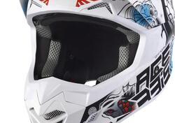 Casco cross Acerbis PROFILE 4.0 Bianco Blu Rosso