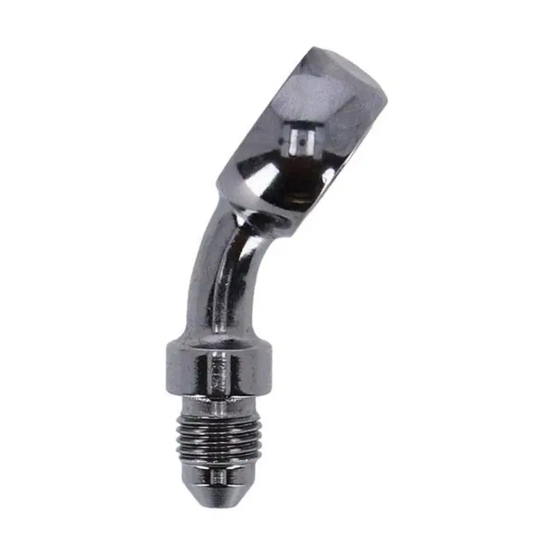 Raccordo acciaio inox lucido AN-3 piegato 20° con Goodridge