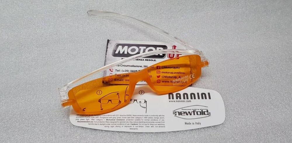 OCCHIALI NANNINI SOLEMIO 3A ARANCIONE ORANGE MOTOR