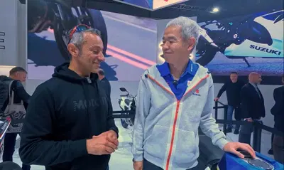 EICMA 2024 - Shinici Sahara: "se dovessi scegliere manterrei il quattro cilindri in linea" [VIDEO]