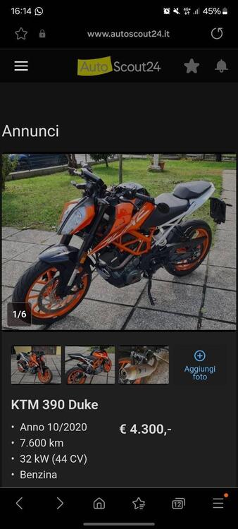 KTM 390 Duke ABS (2017 - 20)