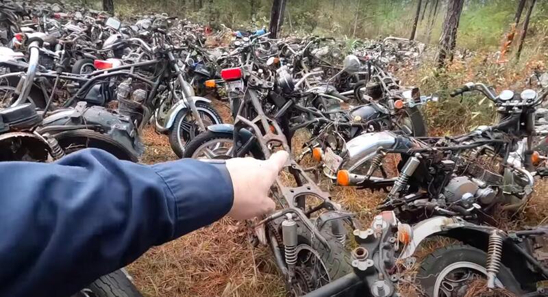 Alabama: scoperto un &quot;cimitero&quot; con pi&ugrave; di 4.000 moto abbandonate. Ecco cos&#039;&egrave; successo [VIDEO]