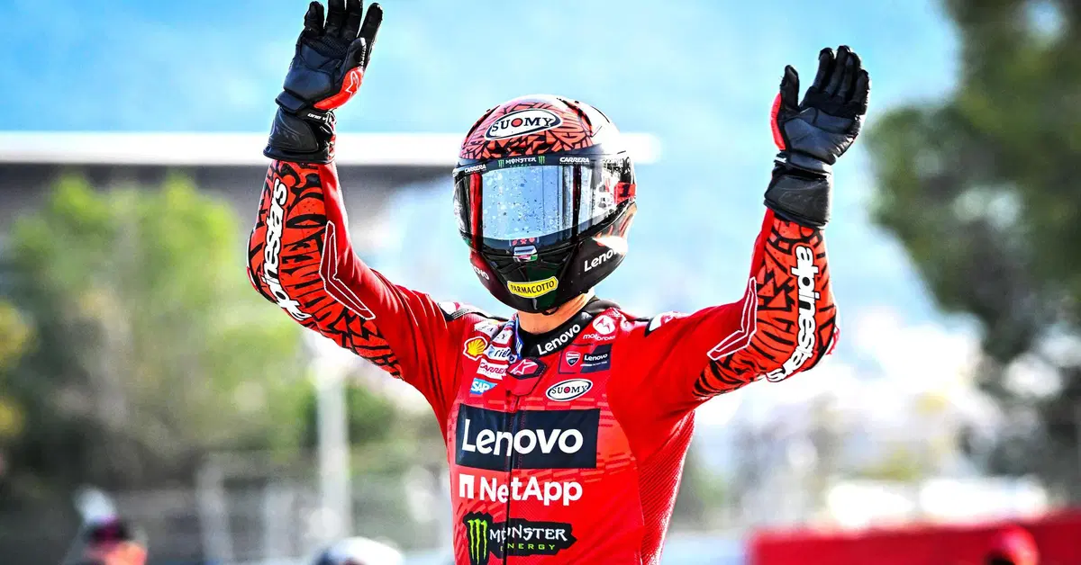 MotoGP 2024. GP di Barcellona 2. Pecco Bagnaia: "Anche se va piano Jorge Martin finir&agrave; tra i primi tre"