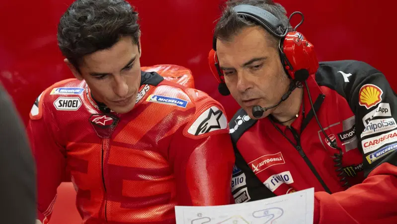 MotoGP 2024. Test di Barcellona. Marc Marquez: "Il "tutto in rosso" &egrave; quello che volevo. GP25? Impressioni simili a Pecco Bagnaia"