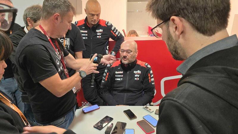 Fabiano Sterlacchini: &ldquo;Ho visto in Aprilia un potenziale incredibile&rdquo;