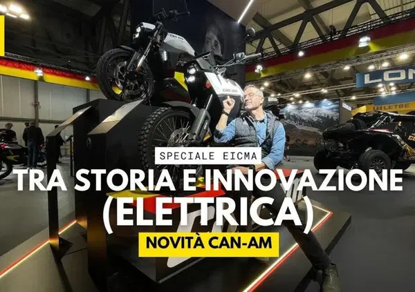 Tra storia e innovazione elettrica: visitiamo lo stand Can-Am ad EICMA 2024 [VIDEO]