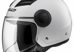 Casco jet LS2 OF562 Airflow L Bianco