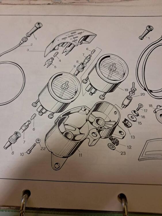 cruscotto MOTO GUZZI V35/50/65 (3)