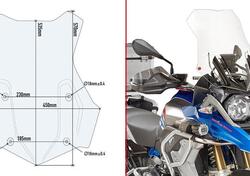 Cupolino trasparente Givi 5124DT per BMW R1200GS-1