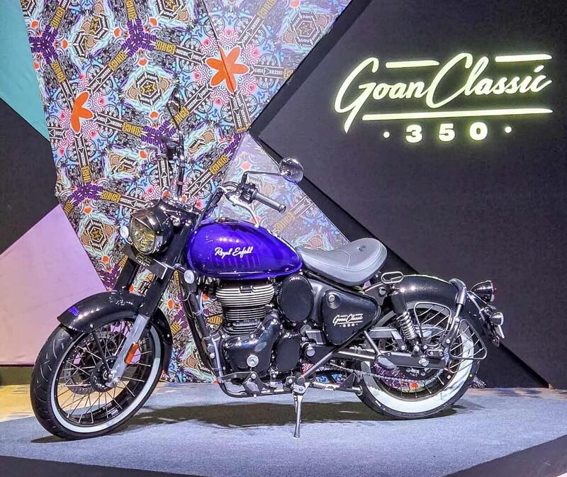 Royal Enfield la Goan Classic 350, la bobber dal look retro