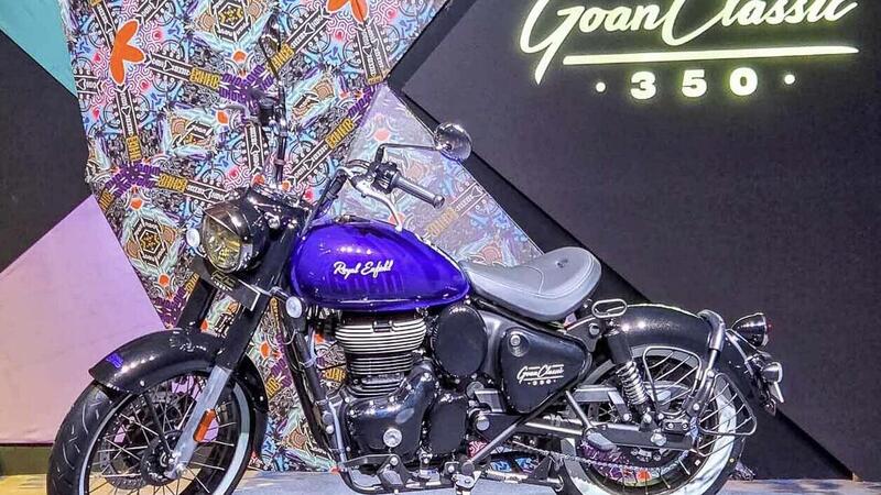 Royal Enfield la Goan Classic 350, la bobber dal look retro