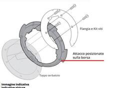 Flangia per borse serbatoio Givi BF54