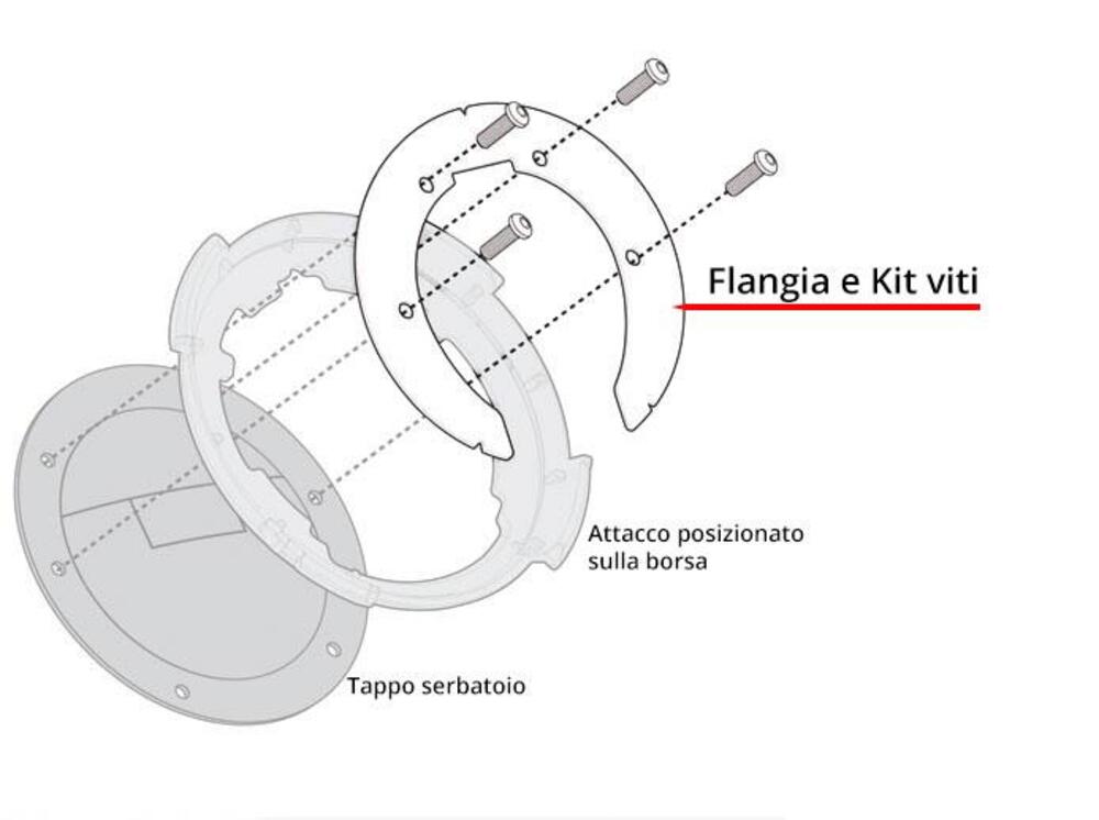 Flangia serbatoio Givi BF84