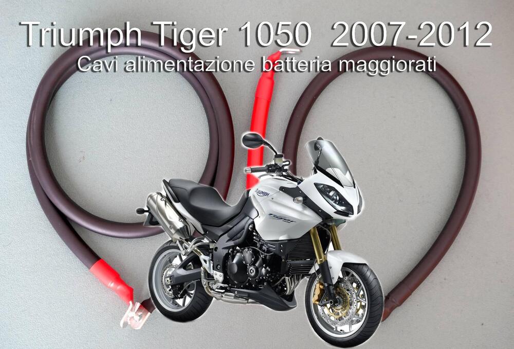 Triumph Tiger 1050 2007-2012 Cavi Batteria