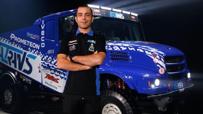 Danilo Petrucci alla Dakar, in camion e con Italtrans e Prometeon