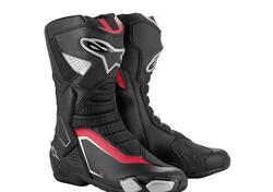 Stivali moto Alpinestars SMX-6 V3 argento rosso