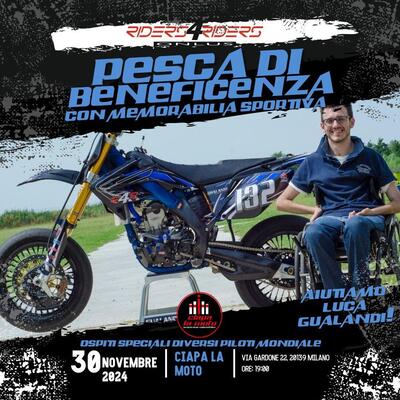 Ciapa la Moto: pesca di beneficenza con memorabilia sportiva