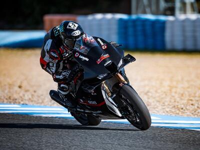 SBK 2025. Le due Bimota davanti a tutti nei test di Jerez