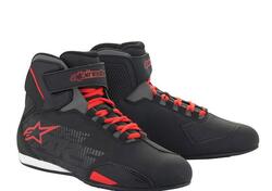 Scarpe moto Alpinestars Sektor nero bright rosso