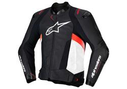 Giacca moto Alpinestars Missile V3 bianco rosso