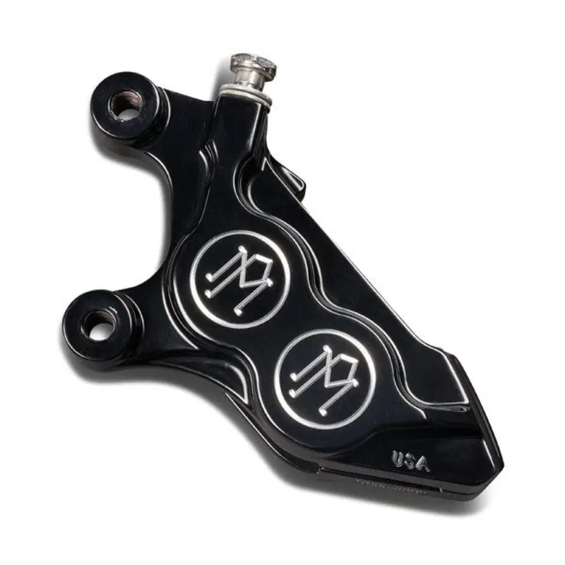 Pinza freno PM 4 pistoni ant. 125x4B nera attacco Performance Machine