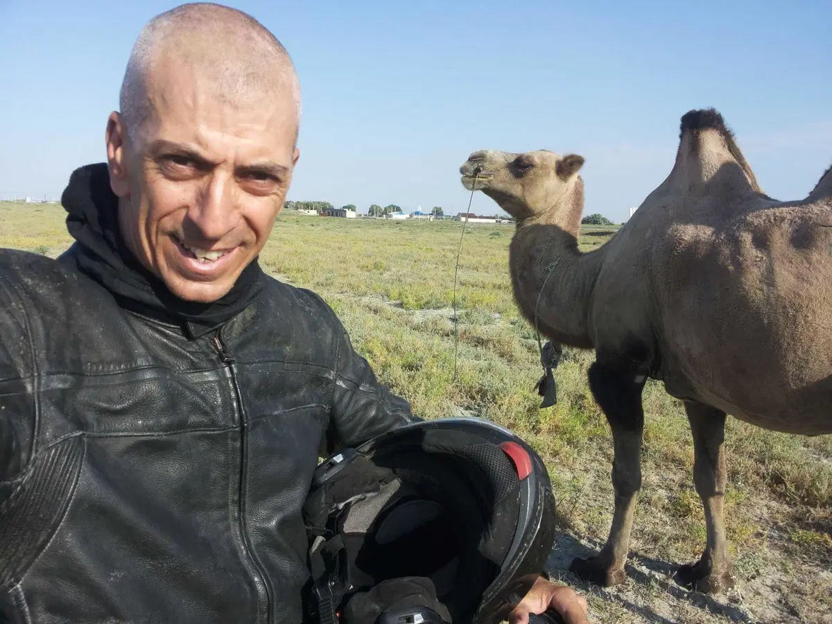 Francesco Loreti: il Kazakistan con la  BMW K1200S "Bucefalo" (12)
