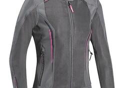 Giacca moto donna estiva Ixon COOL AIR LADY grigio