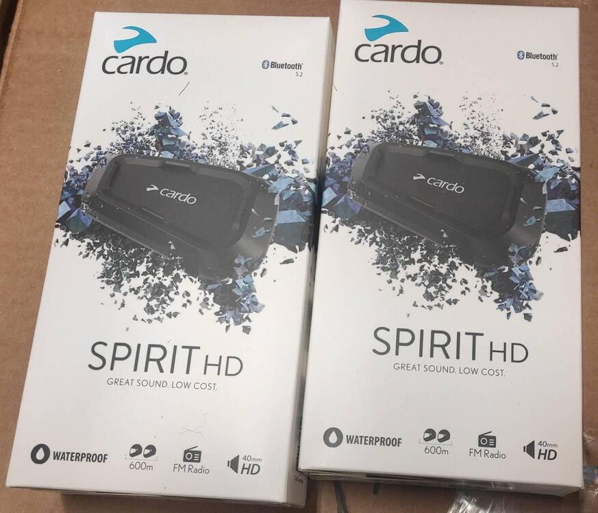 2x Spirit hd - cardo interfono NUOVO