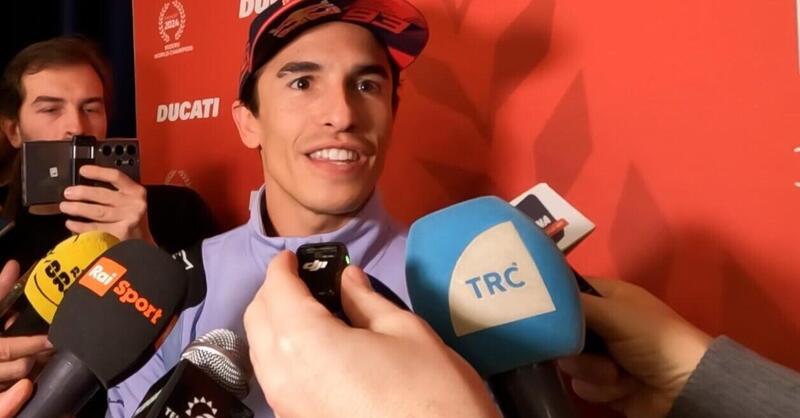 MotoGP 2024. Marc Marquez: &quot;Pecco Bagnaia &egrave; il riferimento, io cerco di adattarmi&quot; [VIDEO]