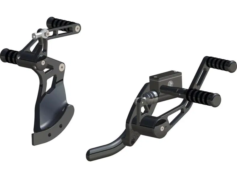 Comandi avanzati neri + estesi di 10 cm con fascet 