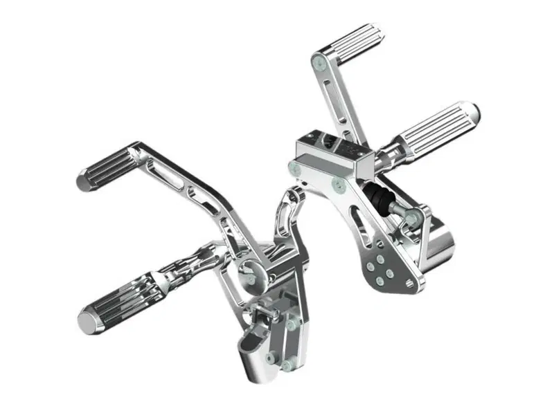 Comandi avanzati lucidi + estesi di 5 cm scanalati 