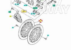 Kit dischi freni+pasticche ant Yamaha YZF750R 9089