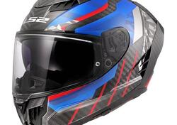 casco integrale LS2 FF807 Dragon in carbonio blu