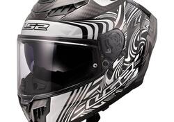 casco integrale LS2 Dragon in carbonio grigio