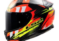 casco integrale LS2 Vector 2 in fibra giallo