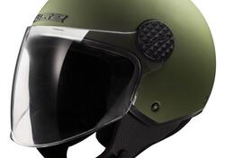 casco jet LS2 Sphere Lux 2 verde opaco