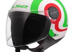 casco jet LS2 sphere lux 2 urby verde opaco