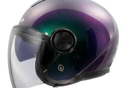 casco jet LS2 OF620 Classy Chameleon lucido