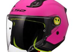 casco jet LS2 Funny 2 rosa