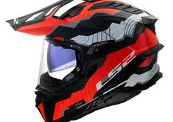 casco integrale LS2 MX701 Explorer in carbonio ros