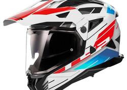 casco integrale LS2 MX702 Pioneer 2 Namib bianco b