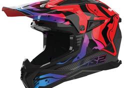 casco offroad LS2 MX708 Fast 2 Wash rosso