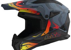 casco offroad LS2 MX708 Fast 2 grigio