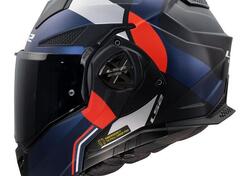 casco modulare LS2 Advant X Ultra blu rosso opaco