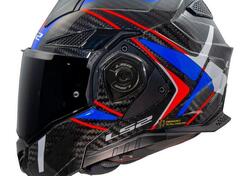 casco modulare LS2 Advant X in carbonio blu