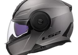 casco modulare LS2 FF902 Strobe 2 titanio opaco