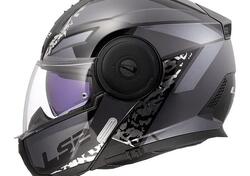 casco modulare LS2 Strobe 2 Oxyd nero