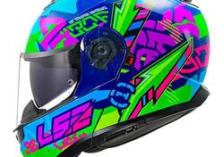 casco modulare LS2 FF908 Strobe 2 blu verde