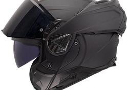 casco convertibile LS2 Advant 2 in carbonio nero o