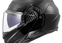 Casco convertibile LS2 Advant II in carbonio nero